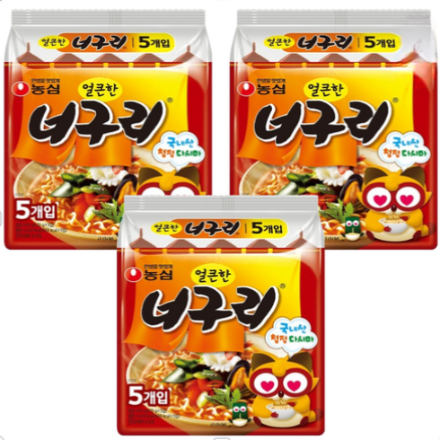 농심 너구리 얼큰한맛 15개입