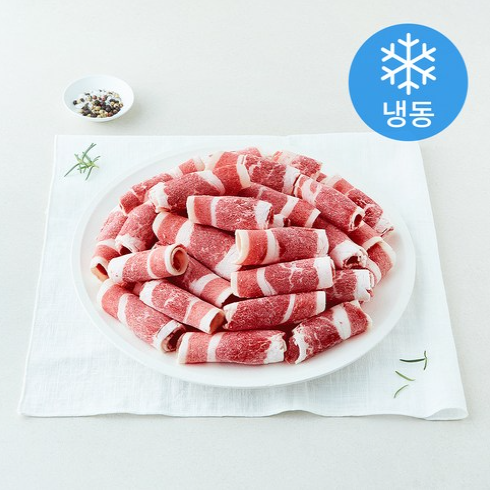 미국산 대패 우삼겹 1kg 로켓프레시