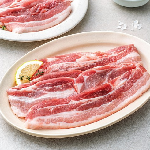 한돈 삼겹살 구이용 1kg 로켓프레시