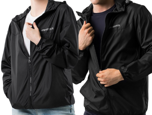 아르메데스 초경량 기능성 바람막이 블랙 남녀공용 AR-101 M~2XL